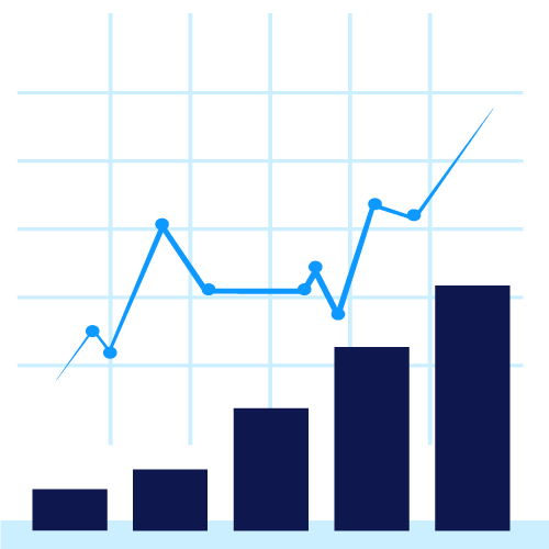 sepi business growth chart with upward trend